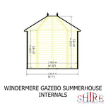 Shire Windermere 8x6 Summerhouse – Elegant & Spacious Garden Retreat | Garden Life Stores