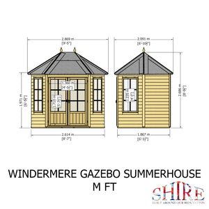 Shire Windermere 8x6 Summerhouse – Elegant & Spacious Garden Retreat | Garden Life Stores