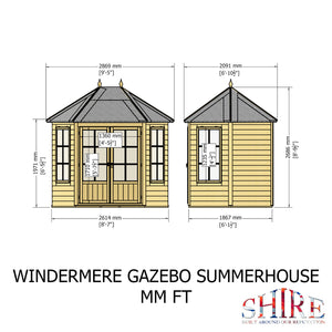 Shire Windermere 8x6 Summerhouse – Elegant & Spacious Garden Retreat | Garden Life Stores