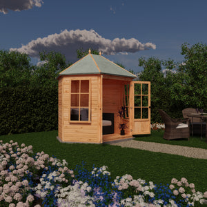 Shire Windermere 8x6 Summerhouse – Elegant & Spacious Garden Retreat | Garden Life Stores