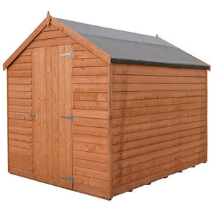 Shire Wooden Pressure Treated Super Value Overlap Single Door 7x5 Garden Life Stores