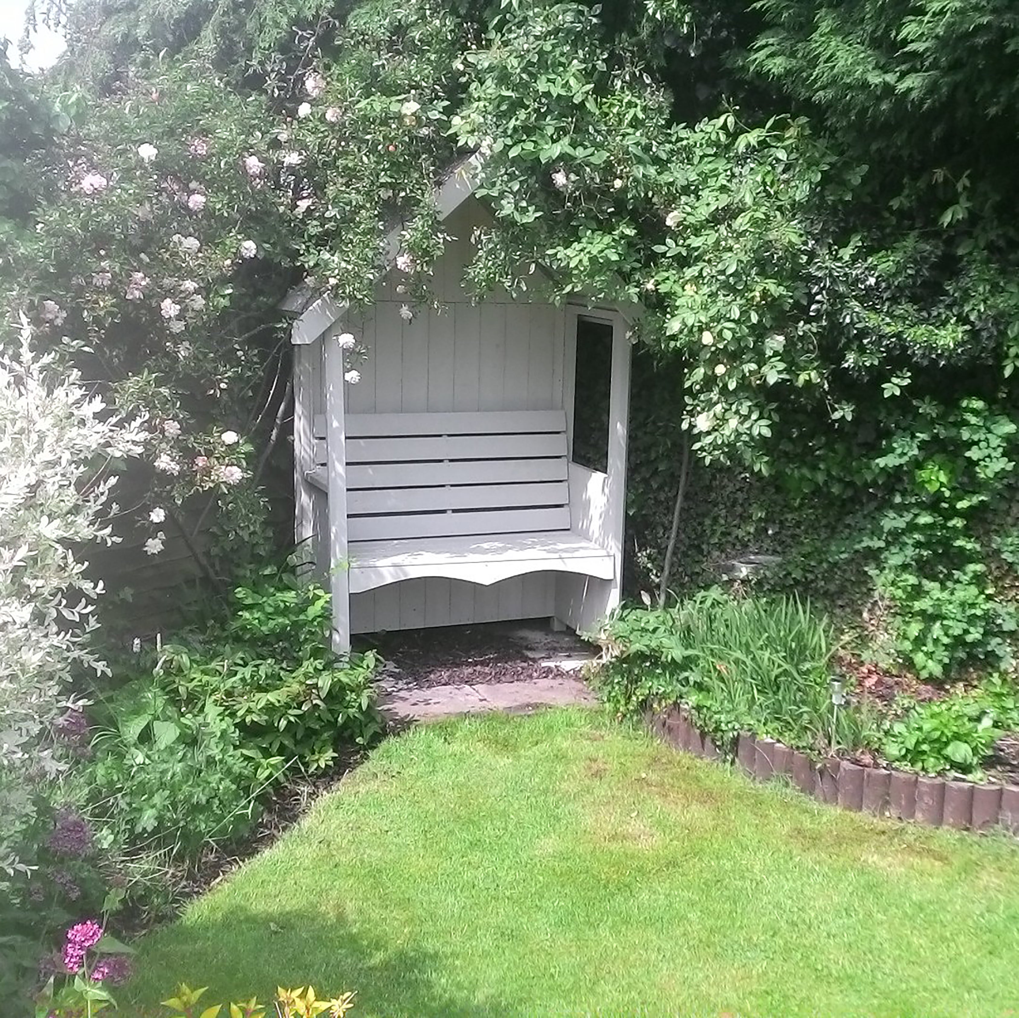 Shire Pressure Treated Forget Me Not Arbour - Garden Life Stores. 