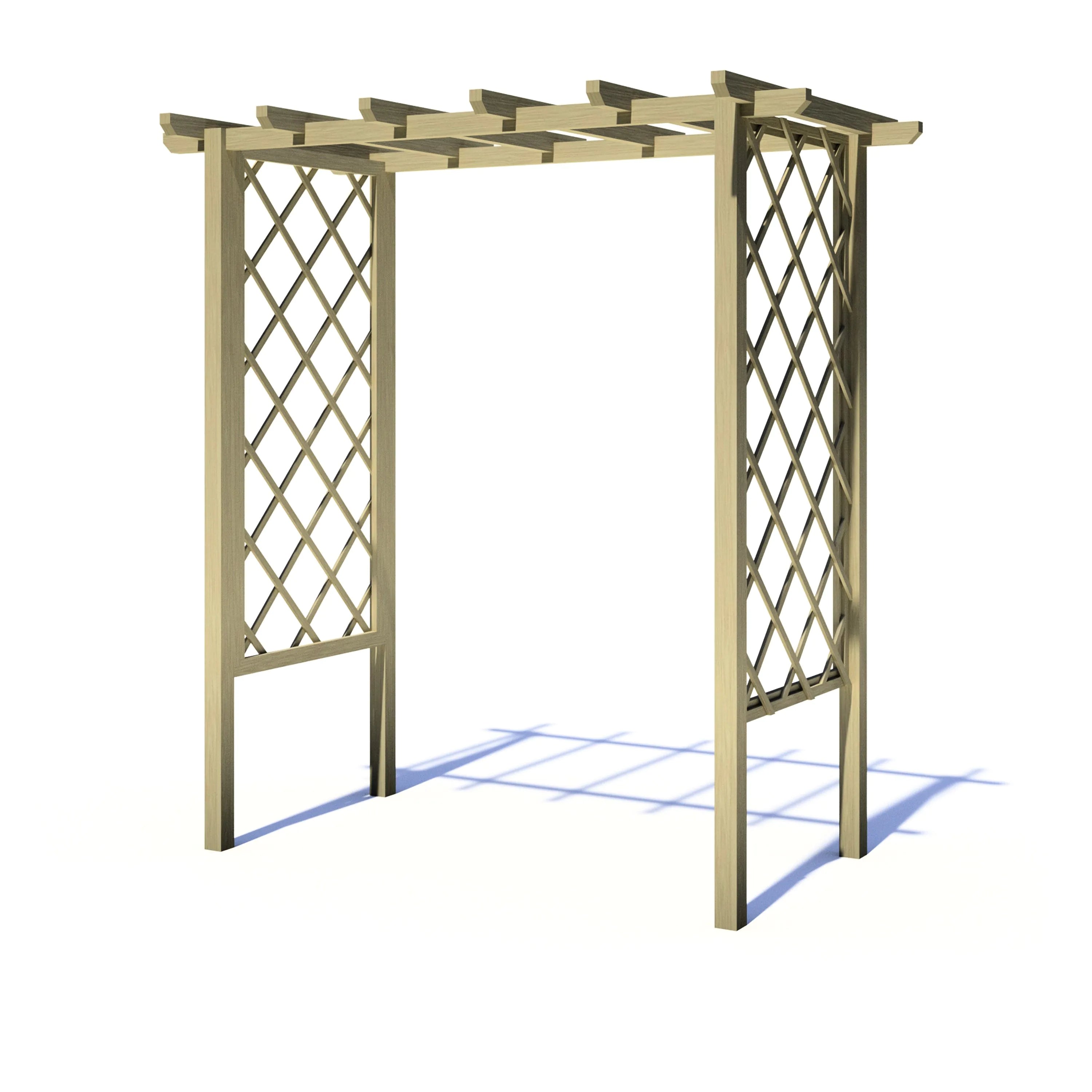 SHIRE ARCH TRELLIS PRESSURE TREATED PERGOLA 6x3