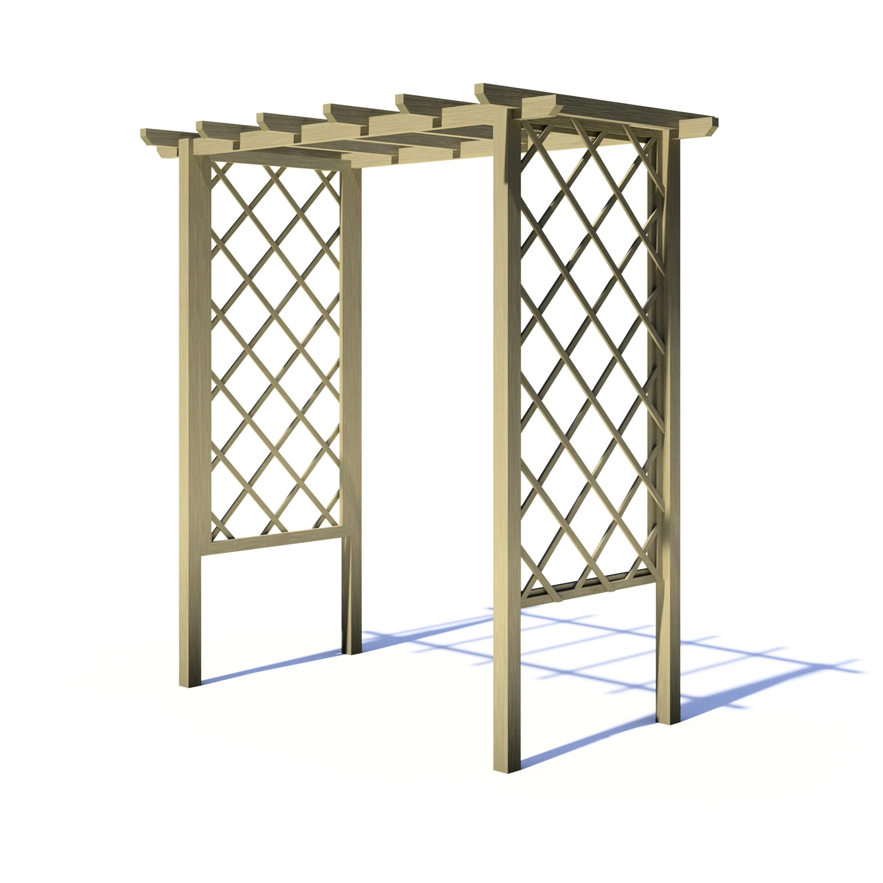 SHIRE ARCH TRELLIS PRESSURE TREATED PERGOLA 6x3