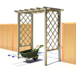 SHIRE ARCH TRELLIS PRESSURE TREATED PERGOLA 6x3