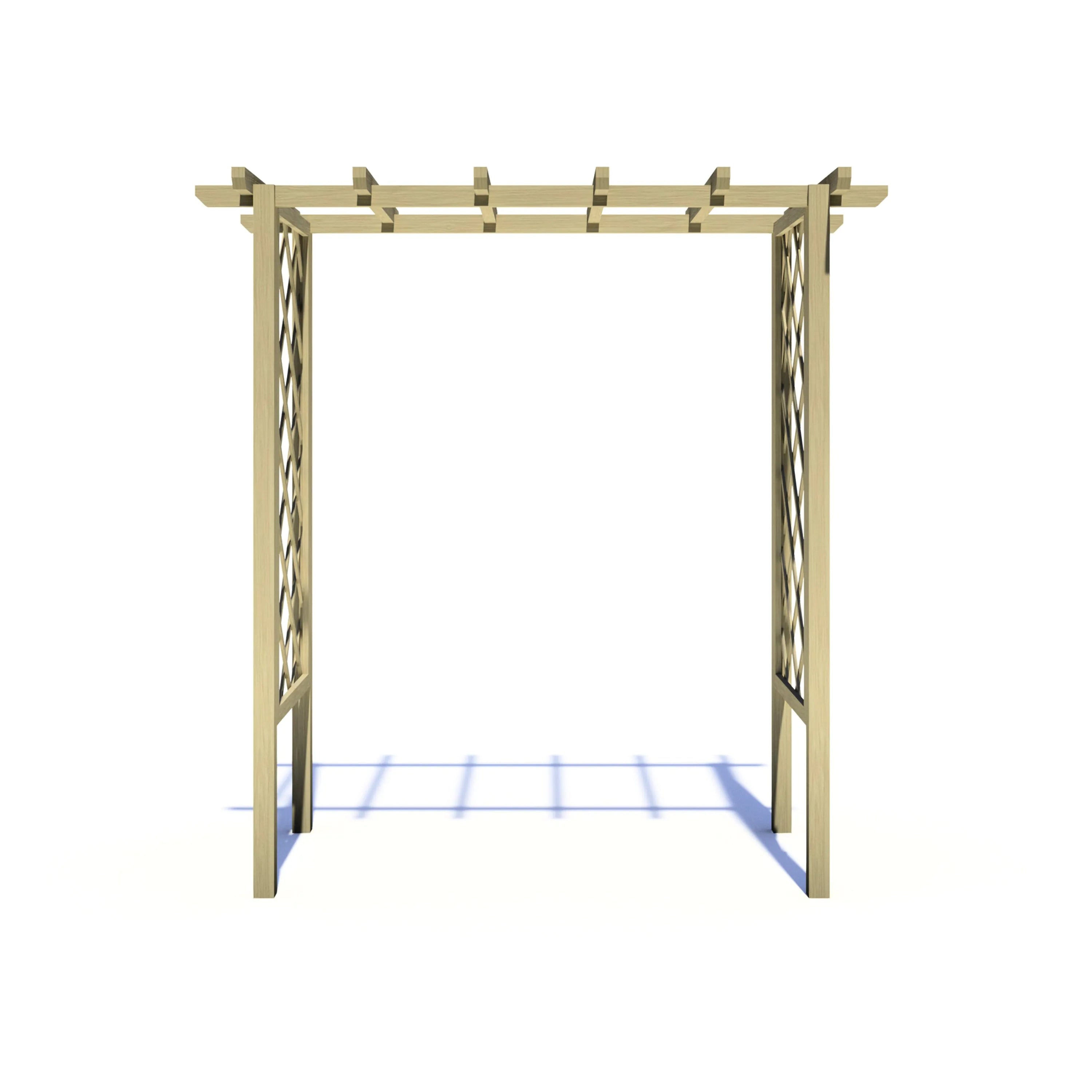 SHIRE ARCH TRELLIS PRESSURE TREATED PERGOLA 6x3