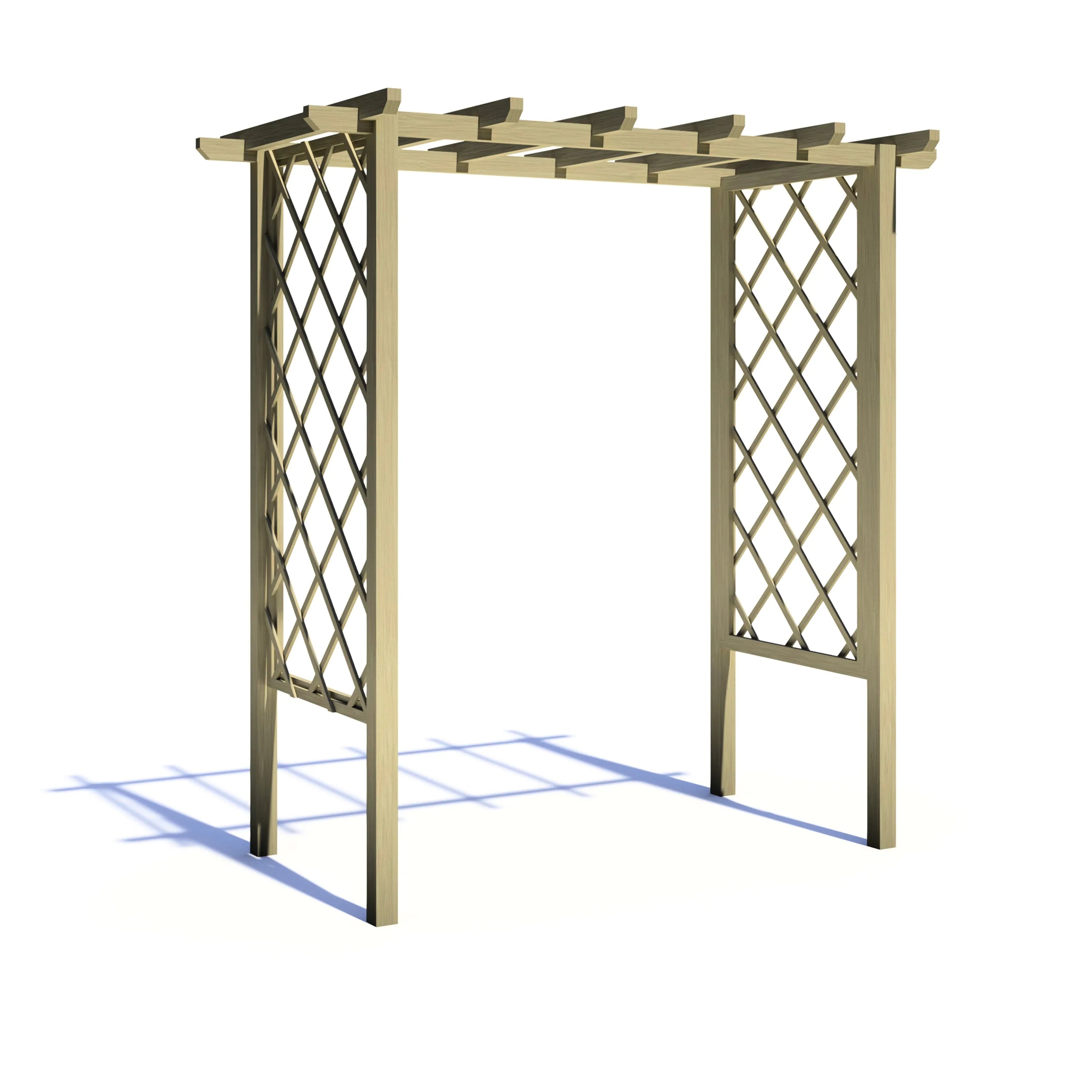 SHIRE ARCH TRELLIS PRESSURE TREATED PERGOLA 6x3