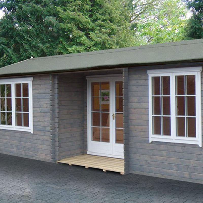 Shire Elveden 44mm Log Cabin 14x26