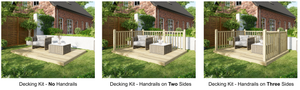 Power 4ft Wooden Decking Kits