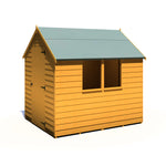 Shire Overlap Dipped Apex Wooden Garden Shed with window 7x5 - Garden Life Stores. 