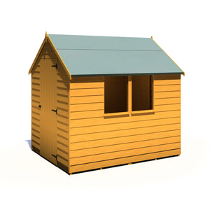 Shire Overlap Dipped Apex Wooden Garden Shed with window 7x5 - Garden Life Stores. 