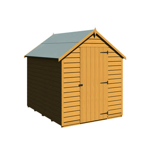 Shire Overlap Dipped Apex Wooden Garden Shed with window 7x5 - Garden Life Stores. 