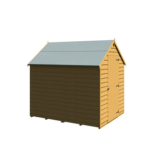 Shire Overlap Dipped Apex Wooden Garden Shed with window 7x5 - Garden Life Stores. 