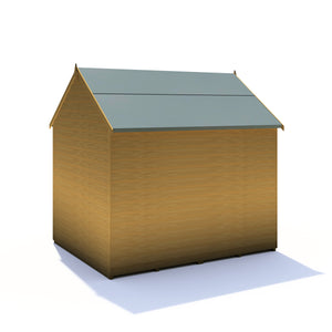 Shire Overlap Dipped Apex Wooden Garden Shed with window 7x5 - Garden Life Stores. 