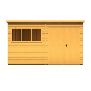 Shire Ranger Double Door Pent Shed 12x10