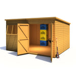 Shire Ranger Double Door Pent Shed 12x10