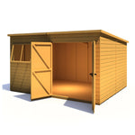 Shire Ranger Double Door Pent Shed 12x10