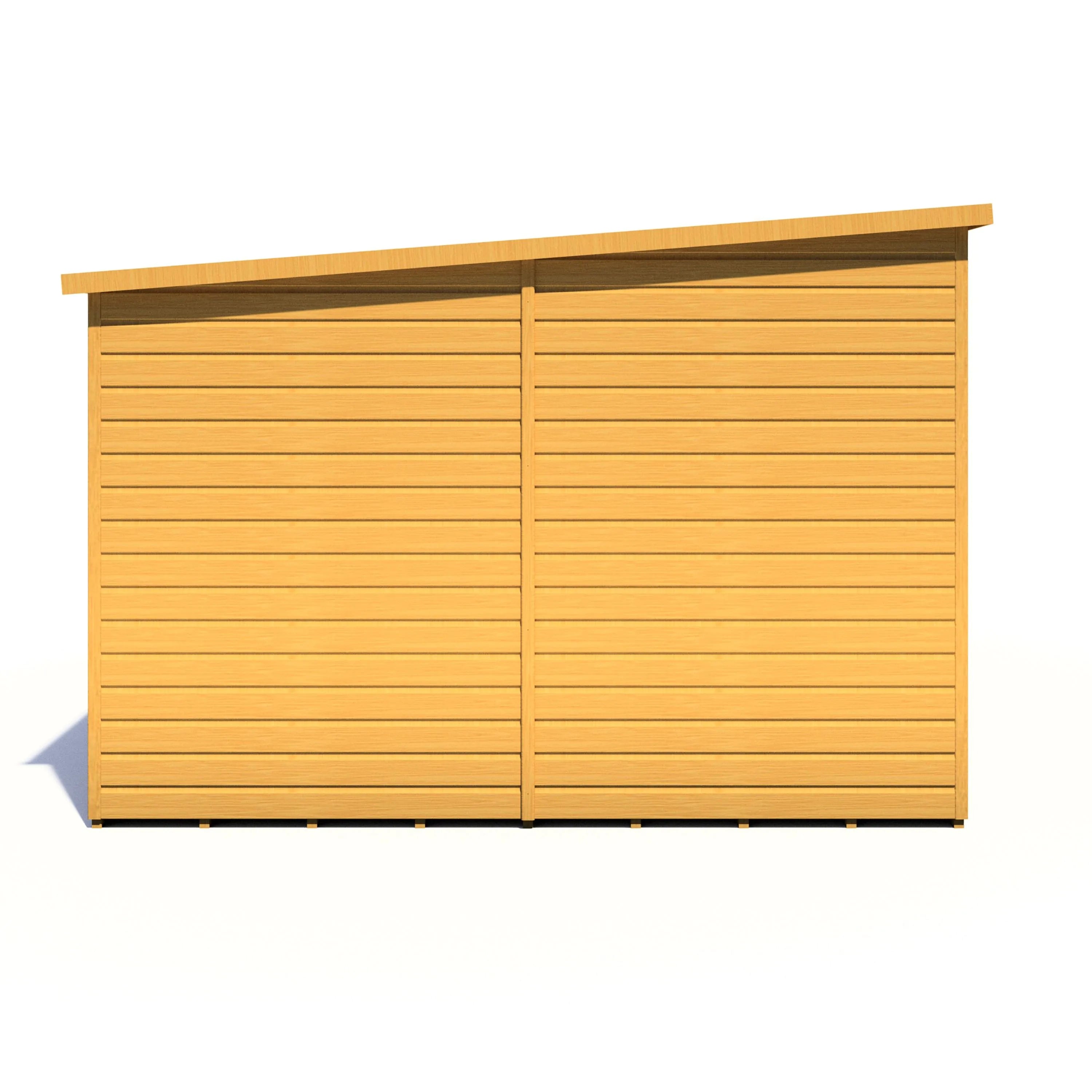 Shire Ranger Double Door Pent Shed 12x10