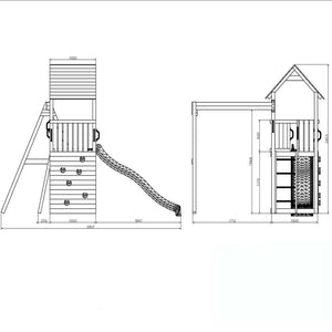 Shire Adventure Peaks Fortress 2 Climbing Frame