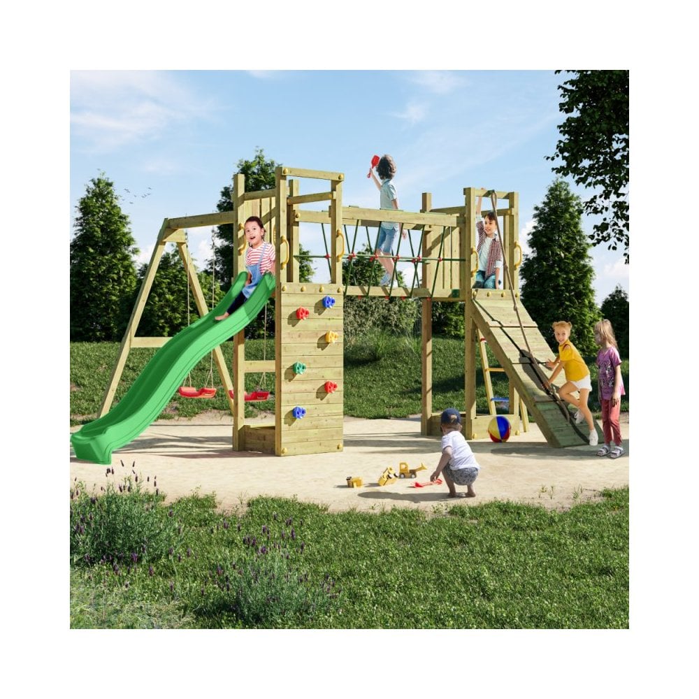 Shire Maxi Fun Wooden Climbing Frame