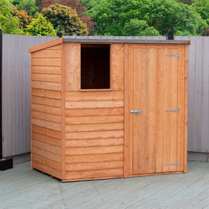 Shire Garden Value Overlap 6 x 4 Pent Shed - Garden Life Stores