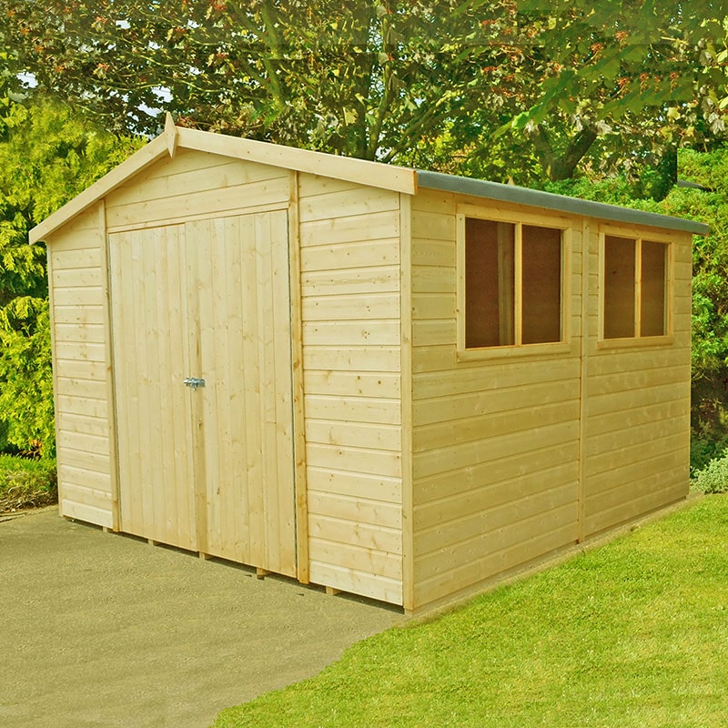 Shire Premium Shed Range Workspace Reverse Double Door 10x10