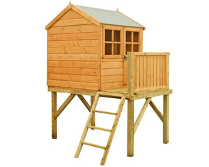 Shire Wooden Little Playhouses Bunny + Platfom 6x4 - Garden Life Stores. 