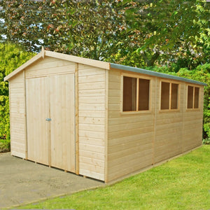 Shire Workspace Premium Shed Range 10 x 10, 10 x 15 and 10 x 20 - Garden Life Stores. 