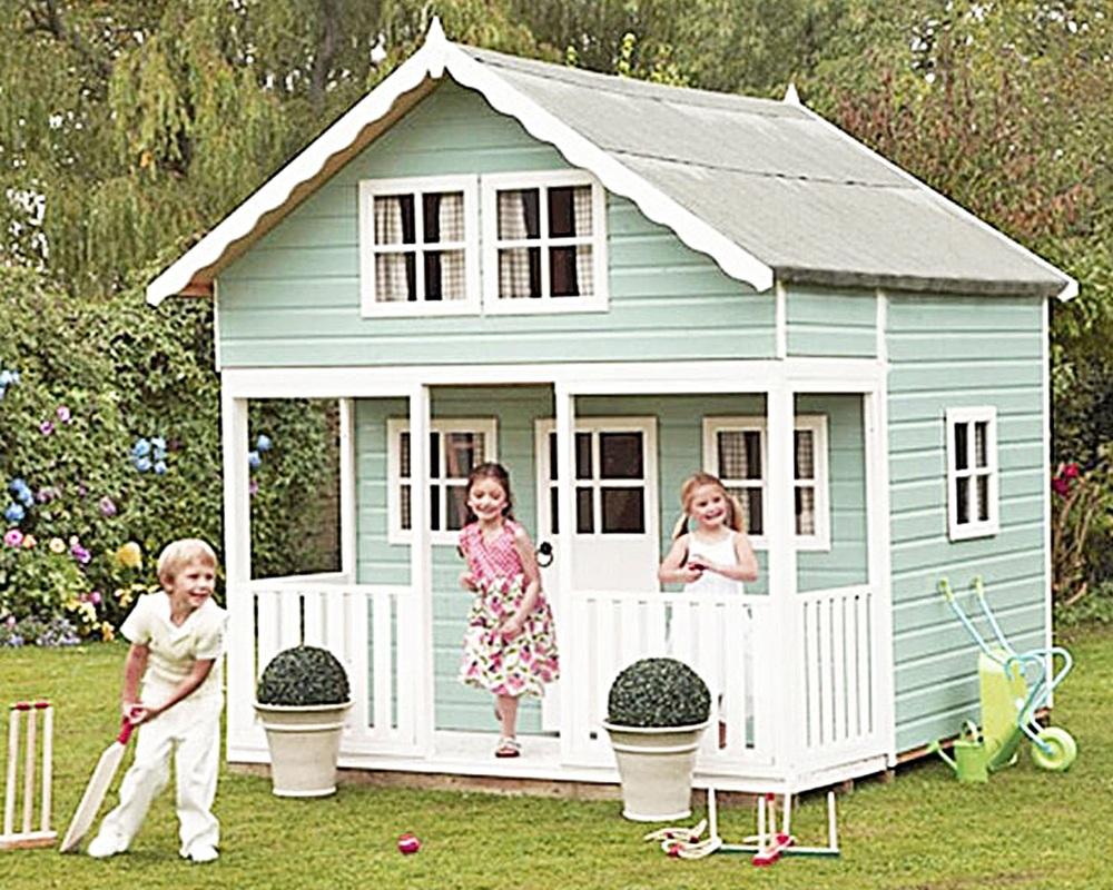 Shire Wooden Little Playhouses Lodge - Garden Life Stores. 