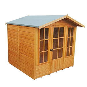 Shire Chatsworth Wooden Garden  Summerhouses 7 x 7 - Garden Life Stores. 