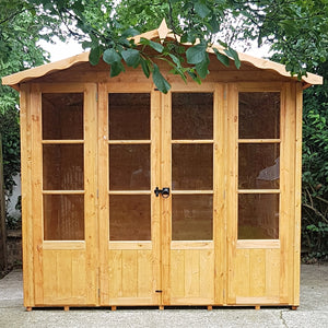 Shire Kensington Wooden Summerhouses 7 x 10 - Garden Life Stores. 