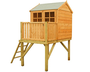 Shire Wooden Little Playhouses Bunny + Platfom 6x4 - Garden Life Stores. 