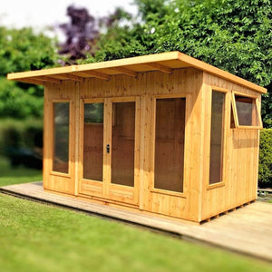 Shire Miami Wooden Summerhouses 12 x 10 - Garden Life Stores. 