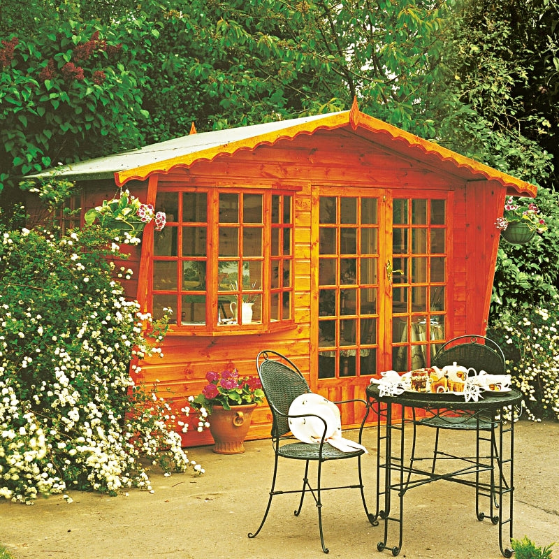 Shire Sandringham Wooden Summerhouses 10x6 - Garden Life Stores. 