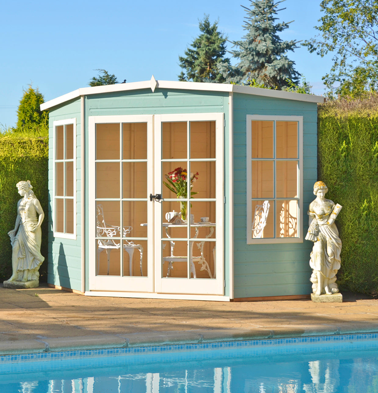 Shire Hampton Wooden Garden Summerhouses 10x10