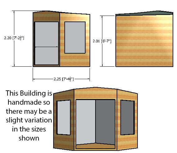 Shire Hampton Wooden Garden Summerhouses 10x10