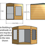 Shire Hampton Wooden Garden Summerhouses 10x10
