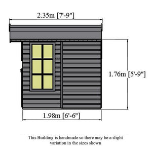 Shire Kensington Wooden Summerhouses 7 x 7 - Garden Life Stores. 