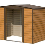 Rowlinsons 8x6 Woodvale Metal Apex Shed