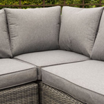 Rowlinsons Bunbury Corner Set Grey Weave