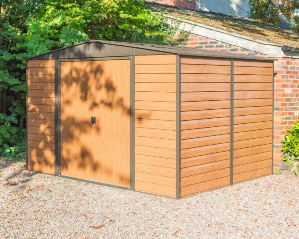 Rowlinsons 10x12 Woodvale Metal Apex Shed