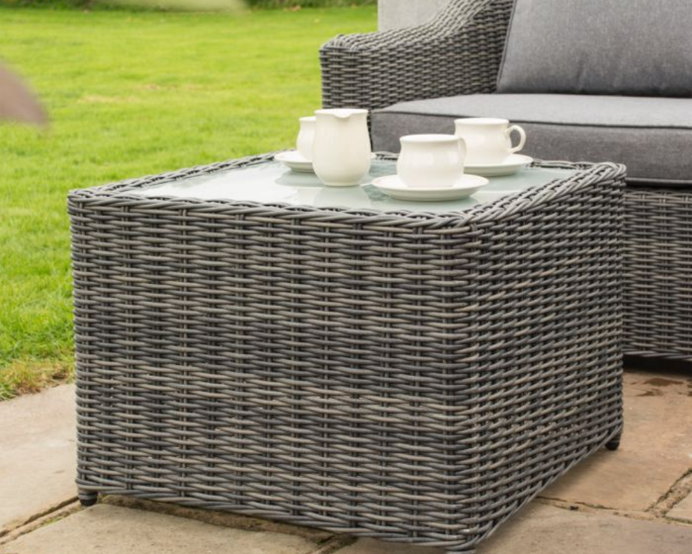 Rowlinsons Bunbury Corner Set Grey Weave