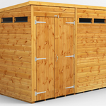 Power Security Pent Garden Shed 8x4