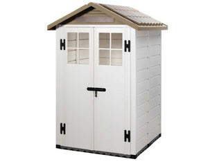 Shire Tuscany Evo Range PVC Garden Buildings Double Door Evo 120 - Garden Life Stores. 