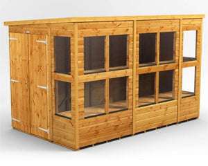 Power Pent Potting Shed 10 x 6 - Garden Life Stores. 