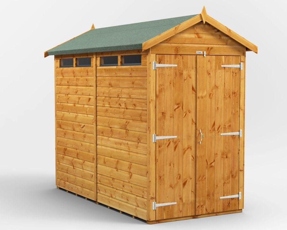 Power Security Apex Garden Shed 8 x 4