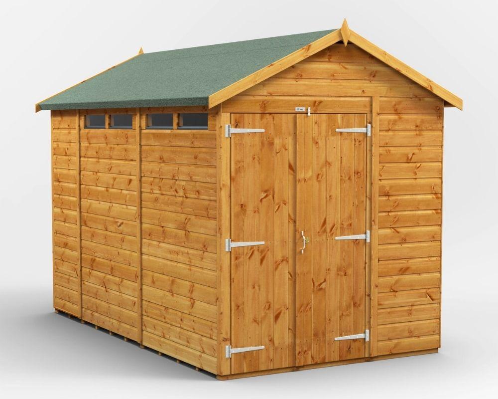 Power Security Apex Garden Shed 10 x 6