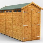 Power Security Apex Garden Shed 12 x 4
