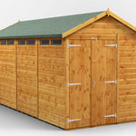 Power Security Apex Garden Shed 14 x 6