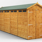 Power Security Apex Garden Shed 18 x 4
